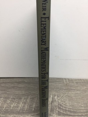 Elementary Mathematics for the Machine Trades John J. Weir 1943 McGraw-Hill