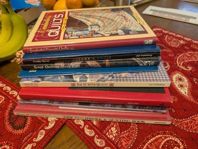 Quiting Books Good Condition Lot of 9 Some Hardback Books