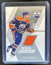 2025-26 Upper Deck Artifacts Connor McDavid NHL Remnants Jersey #NR-9 Oilers