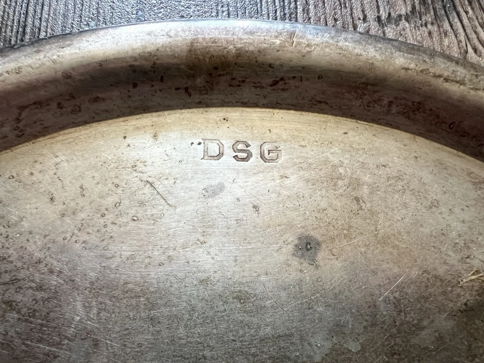 Original DSG Ovale Servierplatte / Tablett * Tafelsilber * 29 x 22cm *