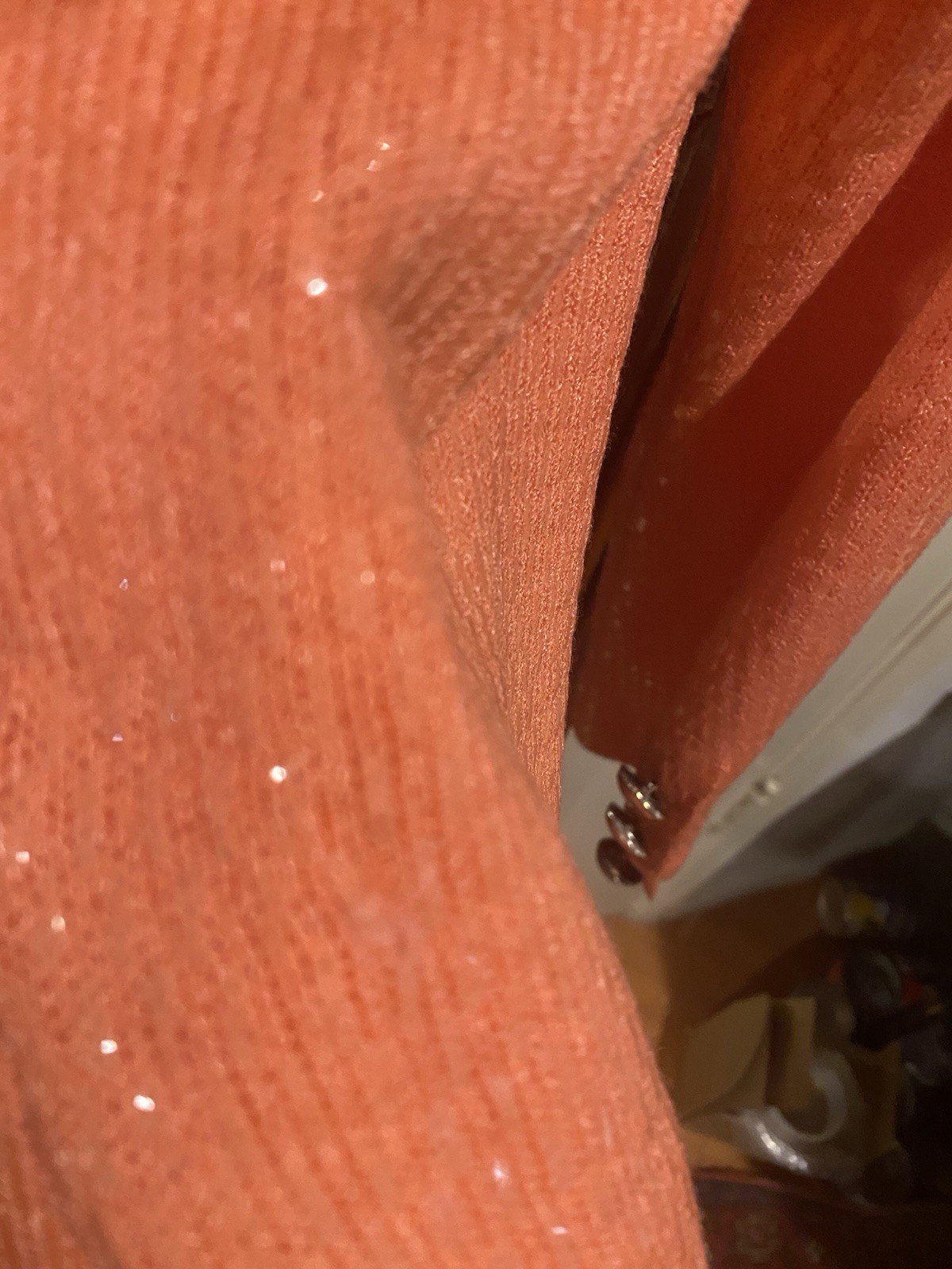 St John Jacket Orange Sequins Read Description - image 7