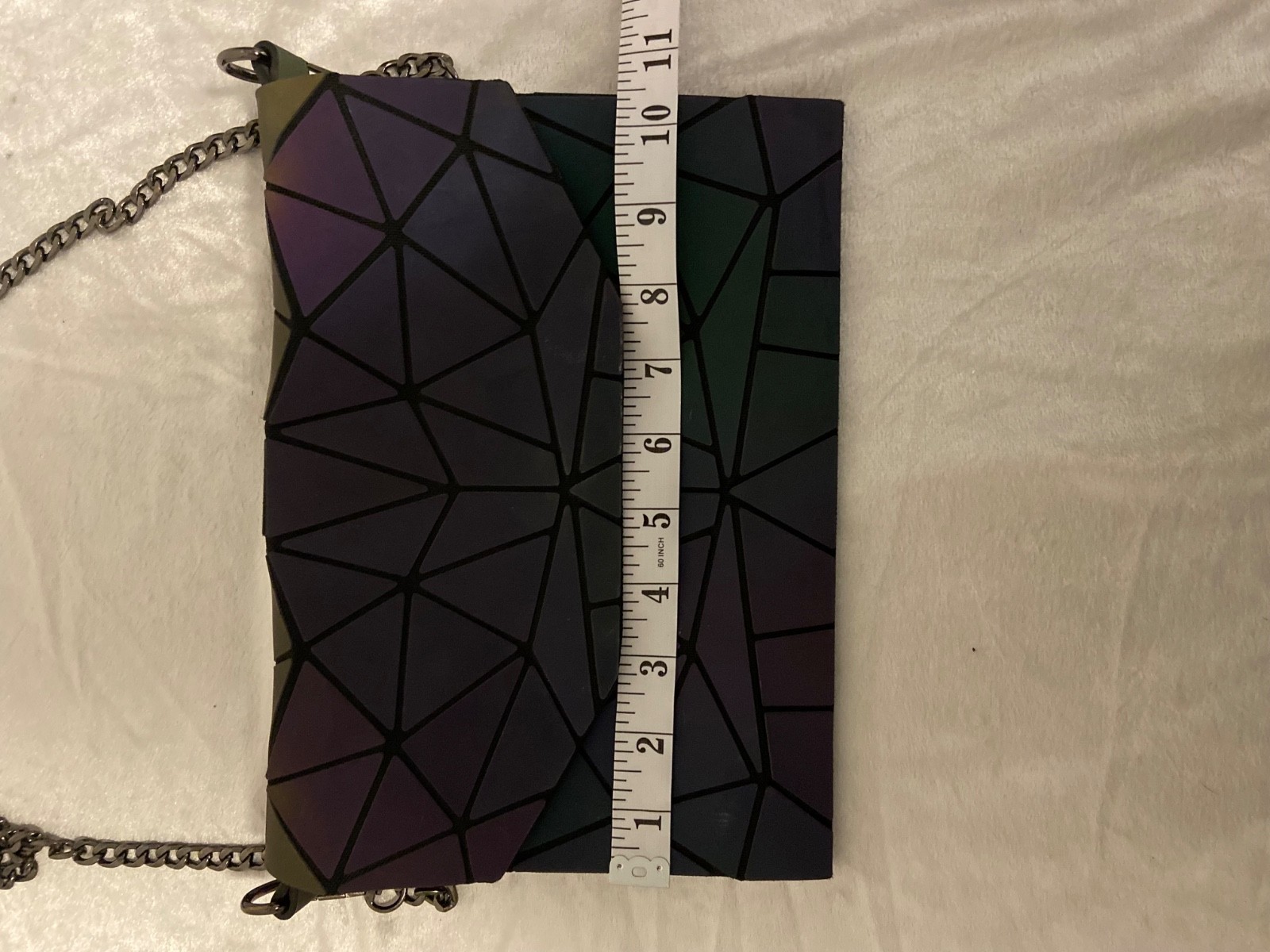 LOVEVOOK Geometric Iridescent Holographic Crossbody Purse image 9