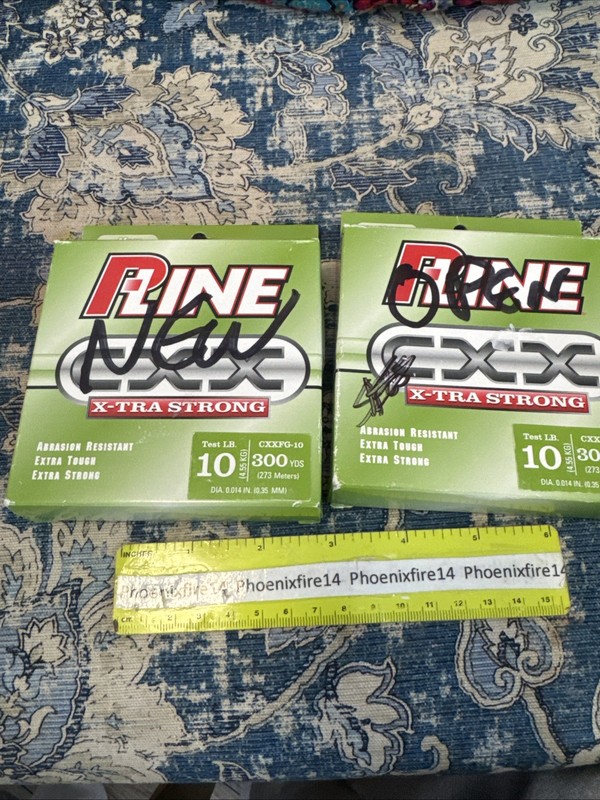 1 New,1 Open Pline X-tra Strong 10 Lb 300 Yds Moss Green Copolymer