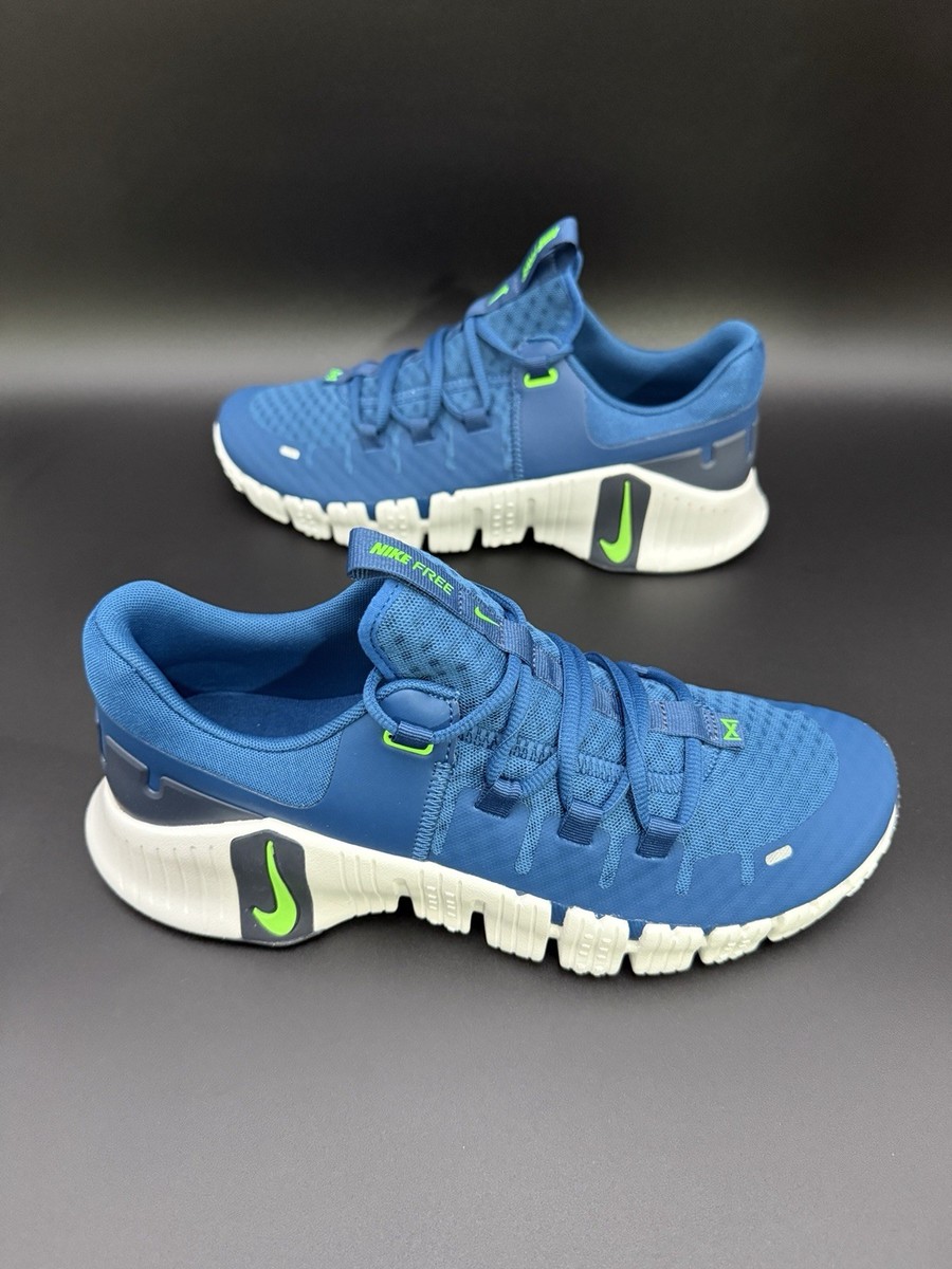 Nike Free Metcon 5 Court Blue White Green Strike DV3949-401  display picture 3