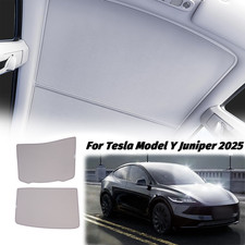 2X Roof Sunshades for 2025 Tesla Model Y Juniper Upgraded Sunroof Shade Sunshade