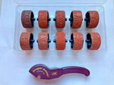 Stampin Up Stampin Around Rollagraph Handle and Set of 10 Craft Stamp Rollers