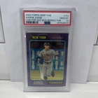 2023 Topps Heritage Aaron Judge Purple Hot Box Chrome Purple Refractor Psa 10