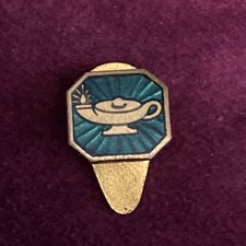 VINTAGE SCRIPTURE UNION SMALL BUTTON HOLE ENAMEL BADGE by HW MILLER