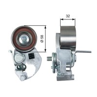 Gates T43133 Spannrolle, Zahnriemen FüR Hyundai Kia