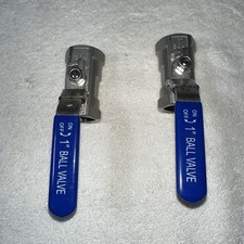 1" 1 inch in NPT Female Threaded 1-piece Ball Valve Stainless Steel SS 304