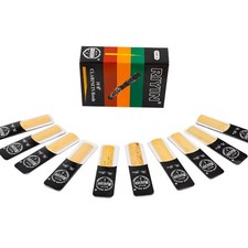 10 Pack Clarinet Reeds, Strength 2.0, Traditional B Flat Clarinet Reed With Box