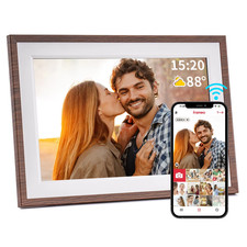 Frameo 10.1 Inch Digital Picture Frame  Wifi Electronic Frame  1280  800IPS HD Cl