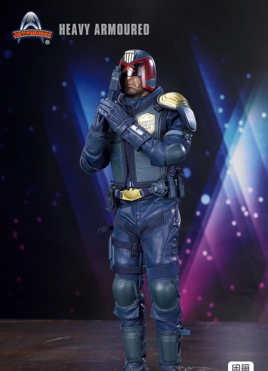 Art Figures Judge Dredd 1.0 1/6 Action Figures Cop Action Figure