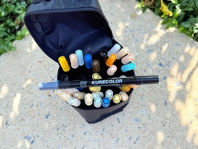 Kuretake Zig Twin Tip Marker 35 Color Set