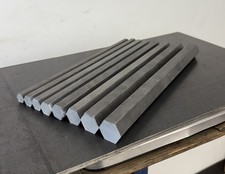 12L14 Steel Hex Bar Stock Assortment 8 Pcs CNC Lathe Machining Rods
