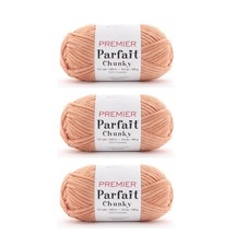 Bundle of 3 - Premier Yarns Parfait Chunky Yarn - Apricot 1150-90