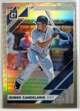 2019 Donruss Optic #196 Jeimer Candelario We the People SN45/76 Detroit Tigers