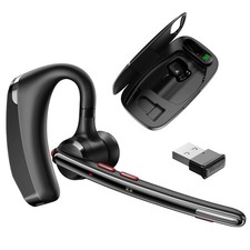 COMEXION Bluetooth Headset V5.3, Wireless Headset with Dual Noise-Canceling M...