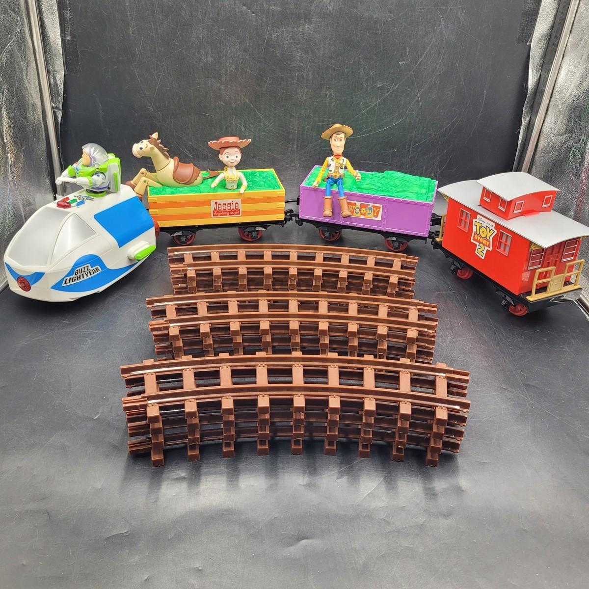 Vintage Toy Story 2 Disney Pixar Thinkway Train & Track Set (Doesn
