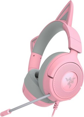 Razer Kraken Kitty V3 X Quartz Edition Wired Gaming Headset