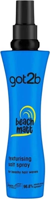 Schwarzkopf got2b Beach Matt Texture Sea Salt Hair Spray Medium Hold, 200 ml
