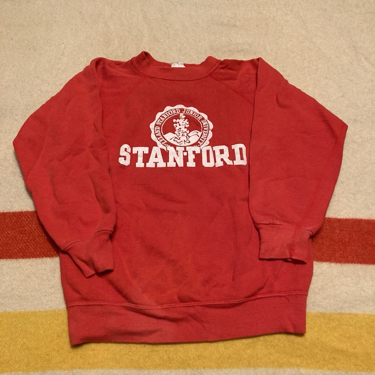 Vintage Collegiate Pacific 70s Stanford Crewneck Sweatshirt Small 