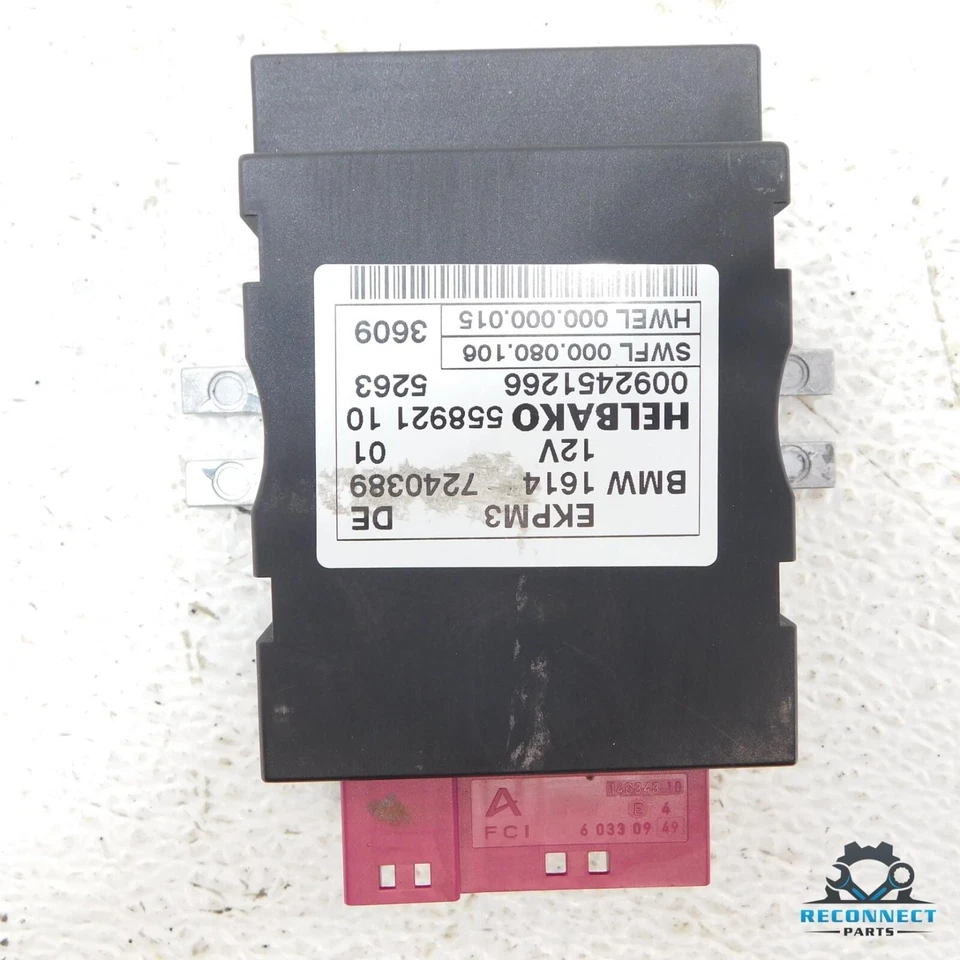 2009-2011 BMW 528i 750Li 760Li F02 Rear Fuel Pump Driver Control Module Unit OEM - Imagem 3 de 4