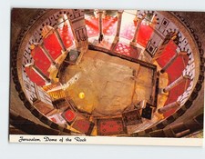 Postcard Interior Dome of the Rock Jerusalem Israel