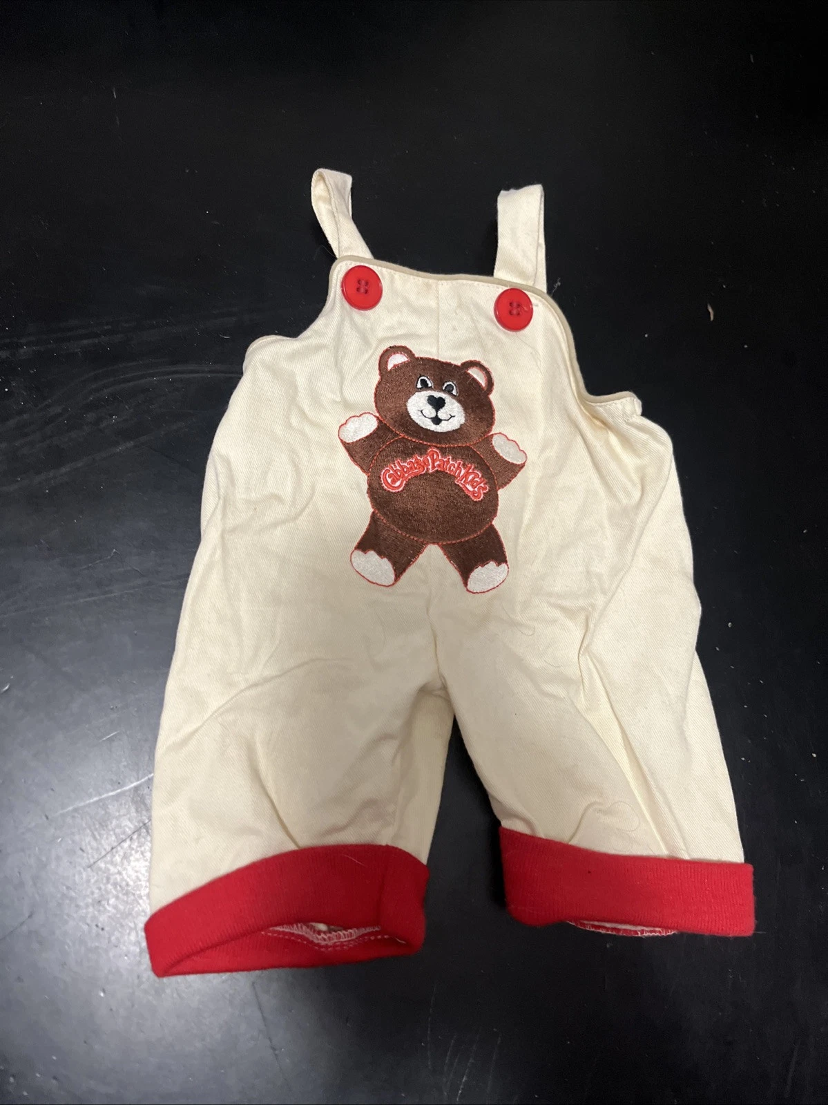  cabbage patch kid teddy bear overalls