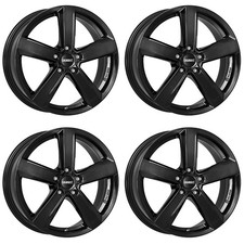 4 Dezent TU black Felgen 6.5Jx16 5x100 für Volkswagen Beetle Bora Fox Golf Polo