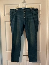 Old Navy Women  s Rockstar Super Skinny Button Fly Jeans - Size 20