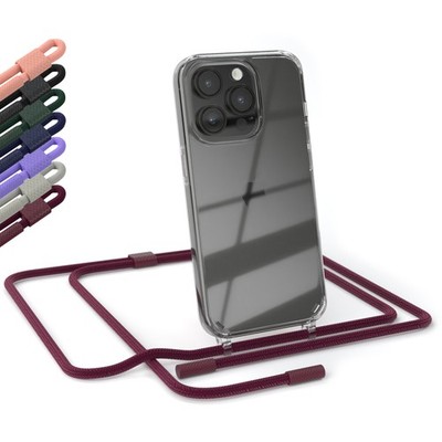 EAZY CASE für Apple iPhone 14 Pro Hülle mit Band verstellbar wechselbares Case