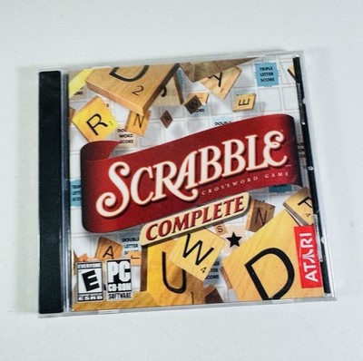SCRABBLE COMPLETE, CD-ROM Crossword Game, (2002), Sealed New Jewel Case ML443