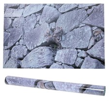76X46cm Rock Stone Background Decorative Sticker Wall Picture Landscape Pain