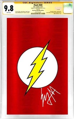 2023 DC Comics Flash #800 EZRA MILLER AUTOGRAPH CGC 9.8 COA Signature Series