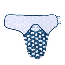 _insular Baby Swaddle Wrap Blanket 2 Pack Soft Cotton Cartoon Pattern Adjustable