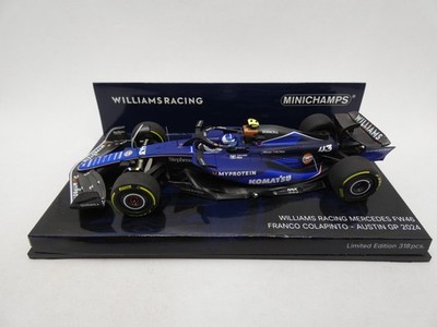 MINICHAMPS 1:43 Williams Mercedes FW46 Franco Colapinto #43 Austin GP 2024 F1
