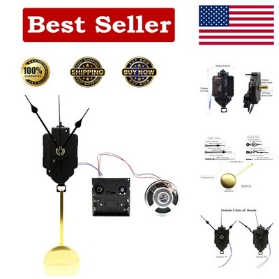 Youngtown Pendulum Clock Movement with Dual Sets of Hands & Chimes