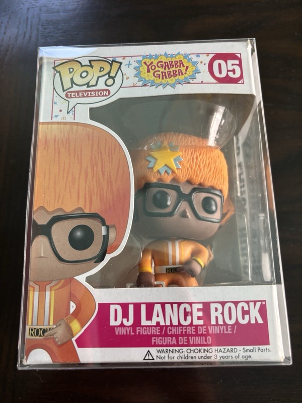 Funko Pop!  DJ Lance Rock Yo Gabba Gabba! Television Figure #05 SEE DESCRIPTION 