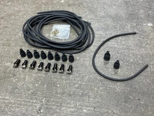 7mm Spark plug wires, V8, male end at cap, 90 deg rajah, resistive, 5K-7K ohms