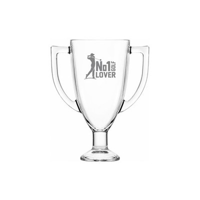 No 1 Golf Lover Trophy Pint Glas klar