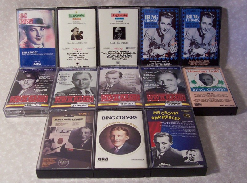 BING CROSBY CASSETTE TAPES LOT