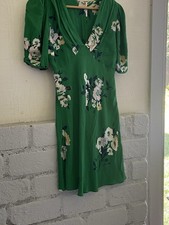 Free People Dress Womens 2 Floral Print Short Sleeve OB998041 Boho Summer Casual