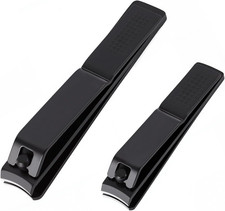 Nail Clippers Set: Fingernail Toenail Clippers for Men, Women Seniors