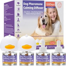 Dog Calming Pheromone Diffuser 6 in 1 Kit Relieve Separation Anxiety, Stress