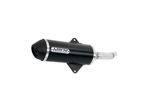 EXHAUST TERMINAL ARROW URBAN ALUMINUM BLACK Vespa GTS 300I.E.2008-2016