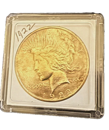 1922 Peace Dollar $1 Silver Coin US Business Strike 0.9 Fineness Circulated