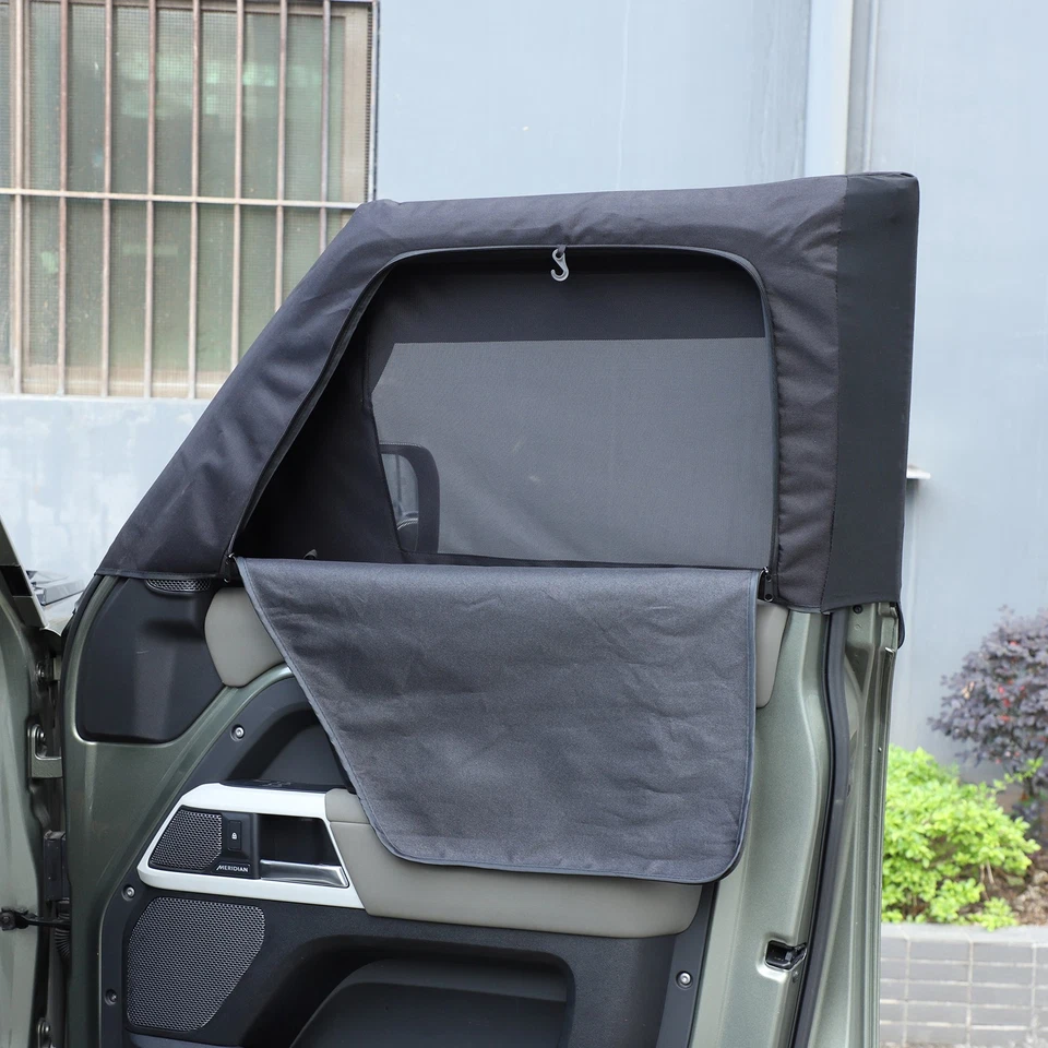 Front Side Window Cover Sun Shade Privacy Blind Fits Land Rover Defender 2020+ - Image 3 of 4