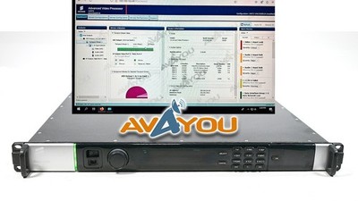 Ericsson AVP-4000 Encoder Modulator HD MPEG4 L- BAND ASI EI9001 AVP