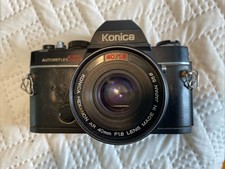 Konica AutoReflex TC Film Camera Hexanon AR 40mm f/1.8 camer lens tested